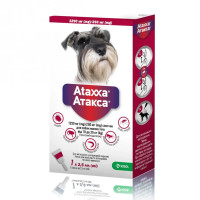 Ataxxa Spot On Атакса Капли на холку от блох и клещей для собак от 10 до 25 кг