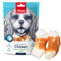 Wanpy Chicken Jerky & Rawhide Wraps Лакомства для собак кость 