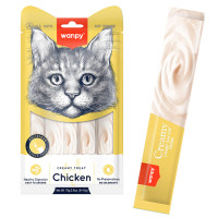 Wanpy Creamy Lickable Treats Chicken  Лакомства для кошек жидкое курица