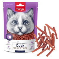 Wanpy Soft Duck Jerky Strips Лакомства для кошек полоски с утки