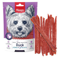 Wanpy Soft Duck Jerky Strips Лакомства для собак полоски утки 