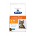 Hills Prescription Diet Feline c/d Urinary Care Multicare Ocean Fish Лечебный корм для взрослых кошек при мочекаменной болезни с тунцом