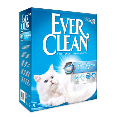 Ever Clean Extra Strong Clumping бентонітовий наповнювач, Що Комкується, Екстра Сила без запаху