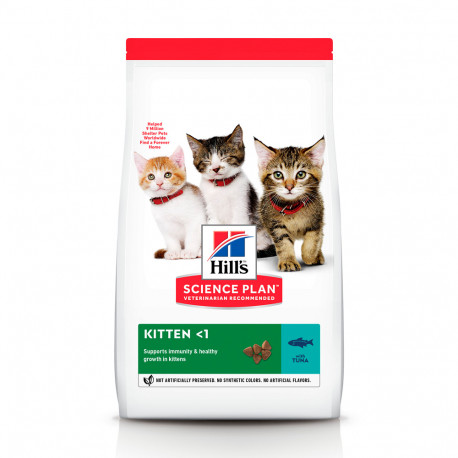 Hills Science Plan Feline Kitten Tuna Сухий корм для кошенят з тунцем