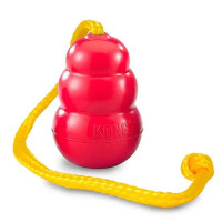 Kong Classic Іграшка для собак груша класична з мотузкою