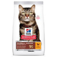 Hills Science Plan Feline Mature Adult 7+ Hairball Control Chicken Сухой корм для пожилых кошек с шерстевыводящим эффектом с кур