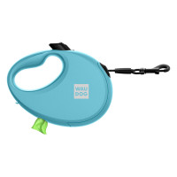 Collar WAUDOG R-leash Повідець-рулетка для собак із контейнером для пакетів блакитна