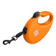 Collar WAUDOG R-leash Поводок-рулетка для собак с контейнером для пакетов оранжевая