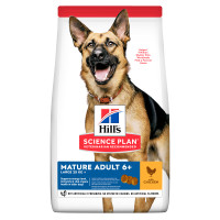 Hills Science Plan Canine Adult Large Breed Mature 6+ Chicken Сухой корм для пожилых собак крупных пород с курицей