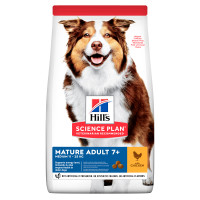 Hills Science Plan Canine Adult Medium Breed Mature 7+ Chicken Сухой корм для пожилых собак средних пород с курицей