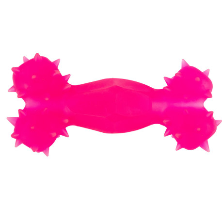 Agility Іграшка для собак кістка з отвором рожева