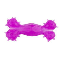 Agility Іграшка для собак кістка з отвором фіолетова