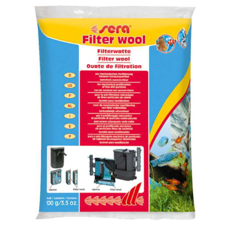 Sera Filter Wool Вата для фильтров очищения воды
