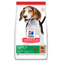 Сухий корм для цуценят середніх порід з ягнятим Hills Science Plan Canine