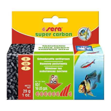 Sera Super Carbon Угольный наполнитель для аквариумного фильтра
