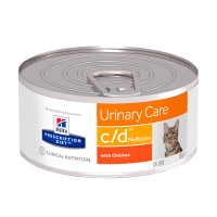 Hills Prescription Diet Feline Adult c/d Urinary Care Multicare Консервы для взрослых кошек при заболевании мочевыделительной си