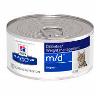 Hills Prescription Diet Feline Adult m/d Diabetes Weight Management Консервы для взрослых кошек при заболевании сахарным диабето