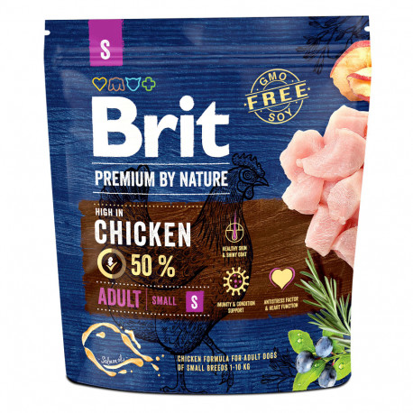 Brit Premium Dog Adult Small Breed Chicken Сухой корм для взрослых собак мелких пород с курицей