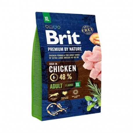 Brit Premium Dog Adult XL Chicken Сухий корм для дорослих собак великих порід з куркою
