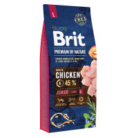 Brit Premium Dog Junior Large Breed Chicken Сухой корм для щенков крупных пород с курицей