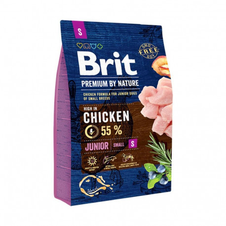 Brit Premium Dog Junior Small Breed Chicken Сухий корм для цуценят дрібних порід з куркою