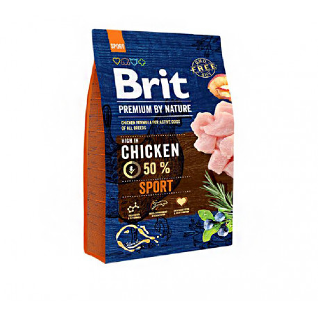 Brit Premium Dog Adult Sport Сухий корм для дорослих собак із високою активністю