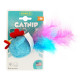 Barksi Chick with Feather and Catnip Игрушка для кошек курица