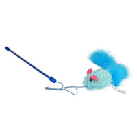 Barksi Feather Mouse Игрушка для кошек удочка с мышкой