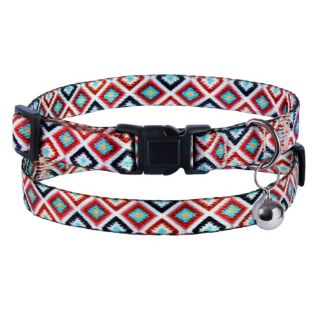 Bronzedog Urban Ошейник для кошек с пластиковой застежкой гуцульский 