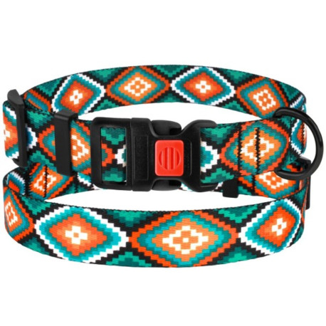 Bronzedog Tribal Ошейник для собак ромбы