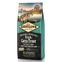 Carnilove Fresh Dog Adult Carp and Trout Беззерновой сухой корм для взрослых собак с карпом и форелью