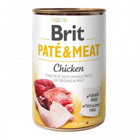 Brit Pate and Meat Chicken Консерви для дорослих собак з куркою