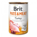 Brit Pate and Meat Turkey Консервы для взрослых собак с индейкой