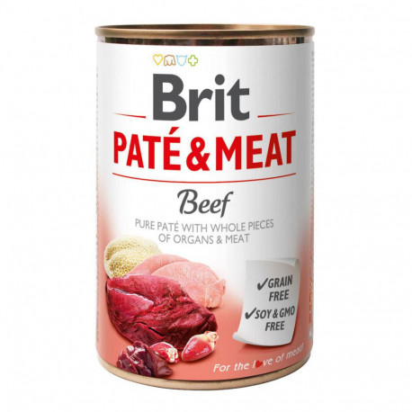 Brit Pate and Meat Beef Консервы для взрослых собак с говядиной