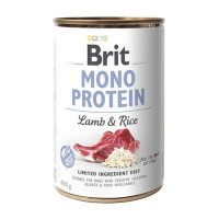 Brit Mono Protein Lamb and Rice Консерви для дорослих собак з ягнятком та темним рисом