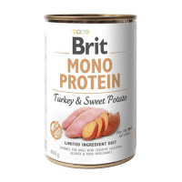 Brit Mono Protein Turkey and Sweet Potato Консервы для взрослых собак с индейкой и бататом