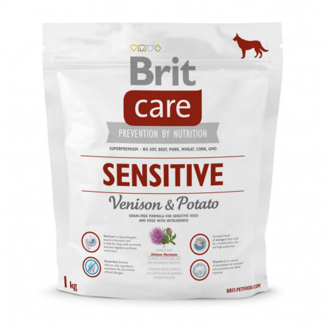Brit Care Dog Adult Sensitive Venison and Potato Сухой корм для взрослых собак с чувствительным пищеварением с олениной и картоф