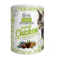 Brit Care Cat Snack Superfruits Chicken Лакомства для взрослых кошек с курицей