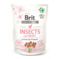 Brit Care Dog Crunchy Cracker Puppy Insects with Whey Лакомства для щенков с насекомыми и сывороткой