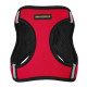 Bronzedog Sport Vest Шлея для собак неопрен 3D сетка красный