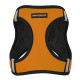 Bronzedog Sport Vest Шлея для собак неопрен 3D сетка оранжевый