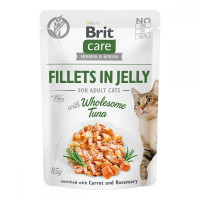 Brit Care Cat Adult Wholesome Tuna Fillets in Jelly Консервы для взрослых кошек с тунцом в желе