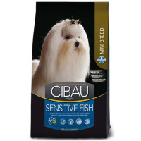 Farmina Cibau Sensitive Adult Mini Fish Сухой корм для взрослых собак мелких пород с рыбой