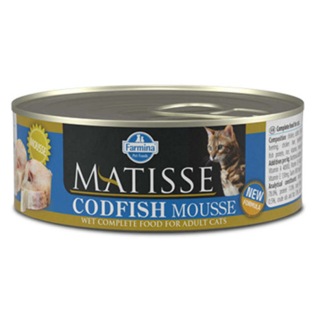 Farmina Matisse Cat Mousse Codfish Влажный корм для кошек с треской