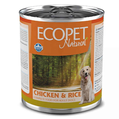 Farmina Ecopet Natural Dog Chicken & Rice Консерва для собак курица и рис