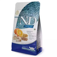 Farmina N&D Grain Free Ocean Herring & Orange Adult Сухой корм для кошек с сельдью и апельсином
