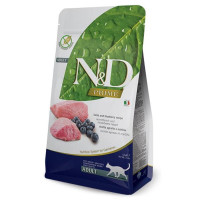 Farmina N&D Grain Free Prime Lamb & Blueberry Adult Сухий корм для кішок з ягнятком та чорницею