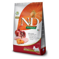 Farmina N&D Grain Free Pumpkin Chicken & Pomegranate Adult Mini Сухой корм для собак мелких пород с курицей и гранатом