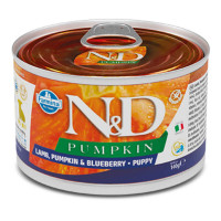 Farmina N&D Grain Free Pumpkin Lamb Puppy Вологий корм для цуценят дрібних порід з гарбузом, ягням та чорницею