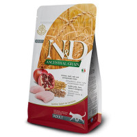 Farmina N&D Low Grain Chicken & Pomegranate Adult Сухий корм для кішок з куркою та гранатом
